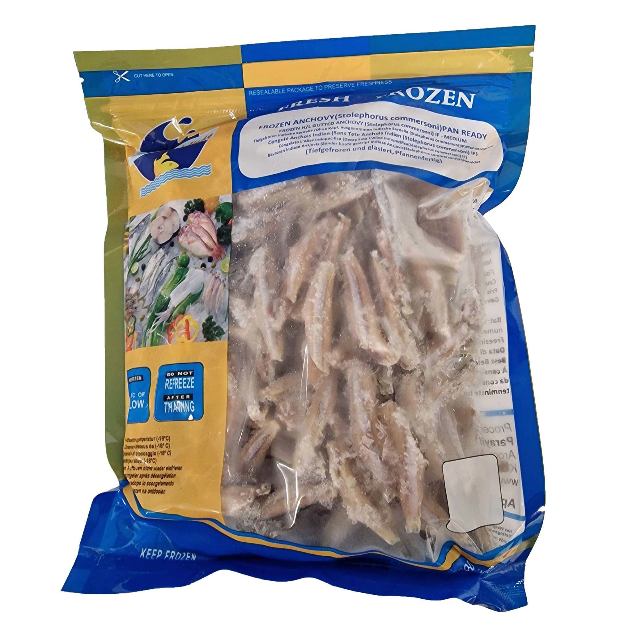 Grocery Frozen Frozen Fish Anchovy White (Frozen) 650 gm