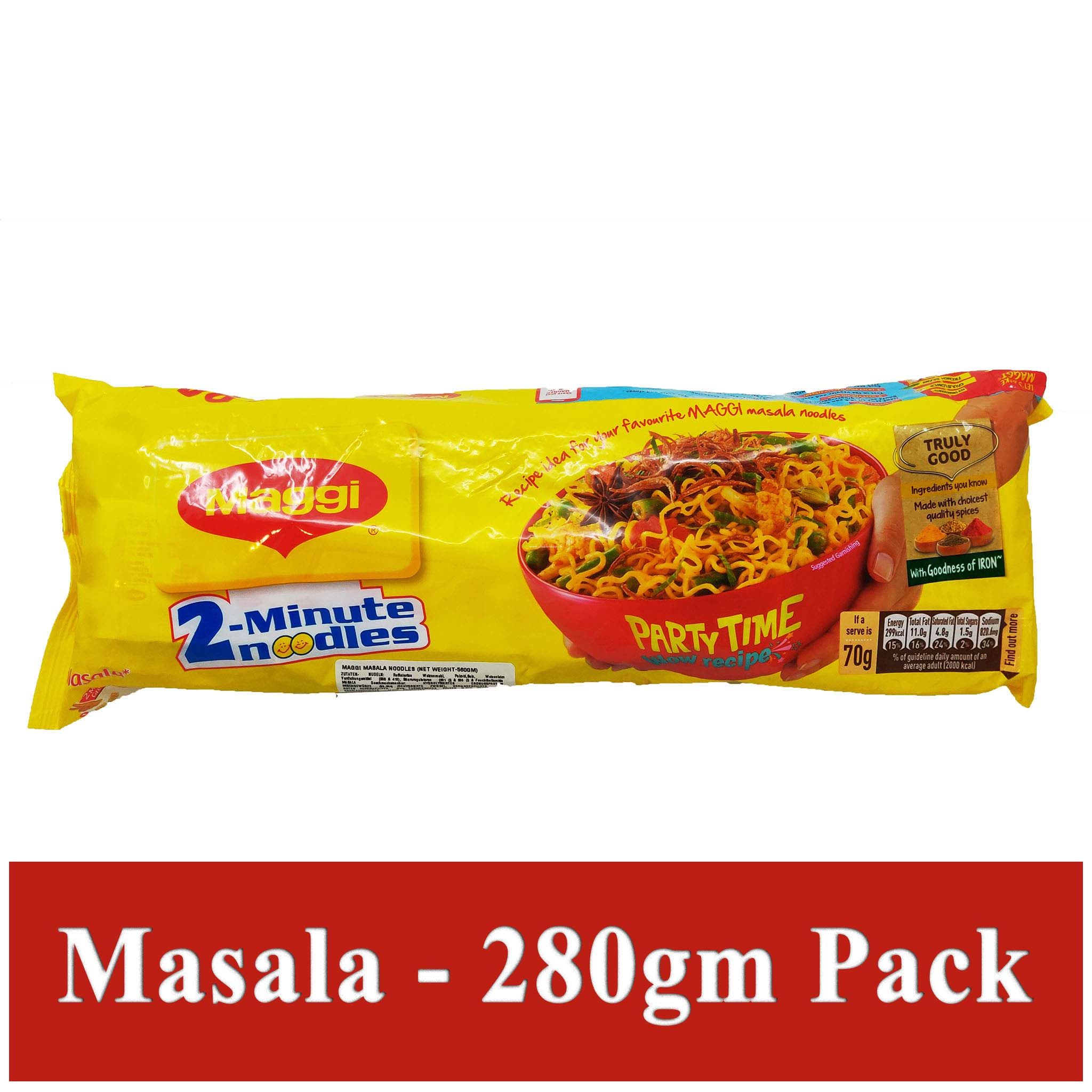 Grocery Rice, Flour & Grains Noodles Maggi Masala Noodle 280