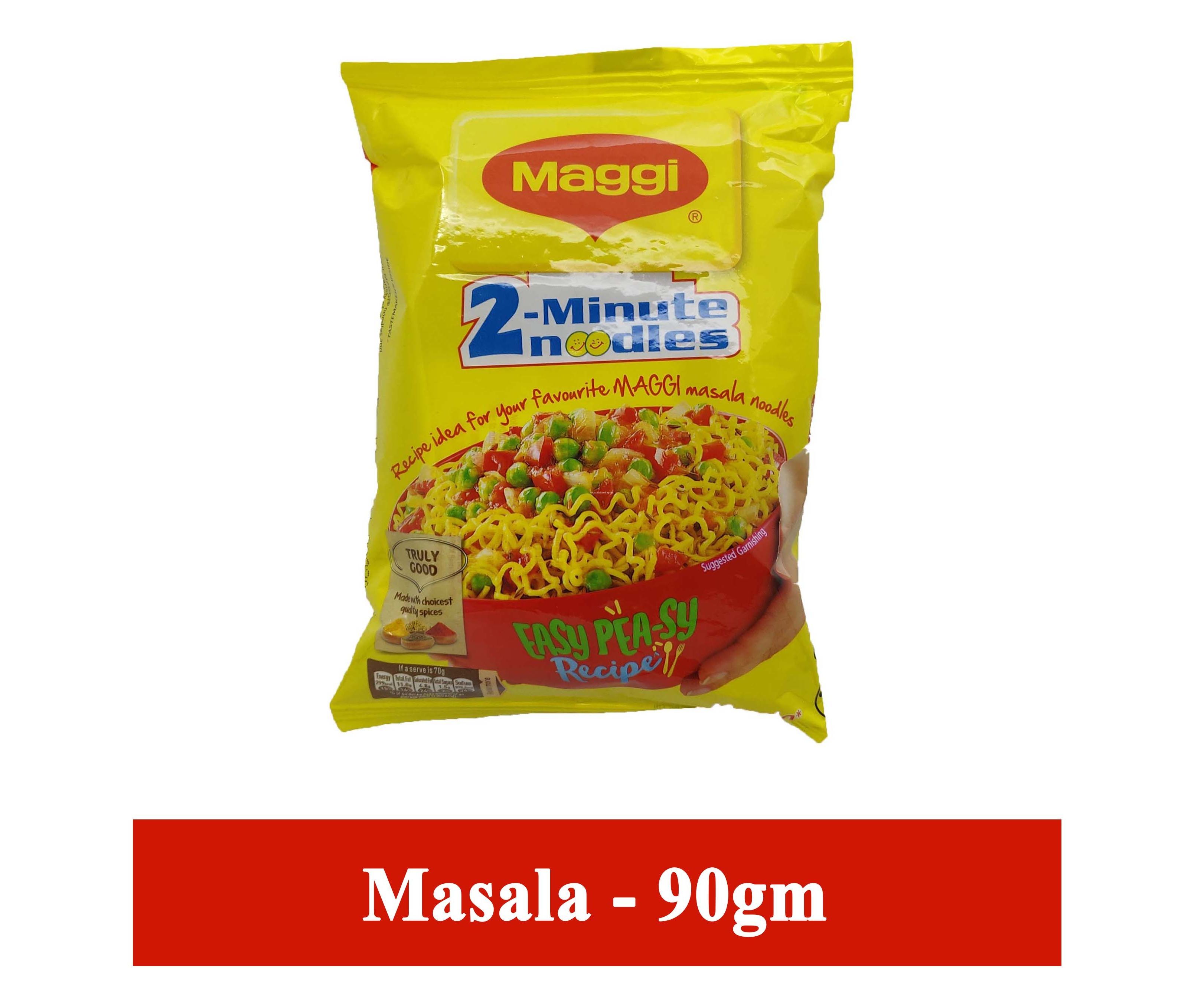Groceries Rice, Flour & Grains Noodles Maggi Masala Noodles 90